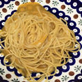 鯛の旨味が凝縮されたスープドポワソンを使ったスパゲッティ