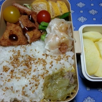 第号　トンカツとうそんこロールキャベツ弁当
