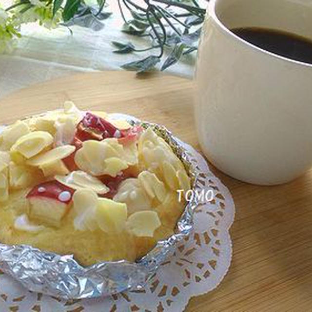 ブランチにも♪HMとお豆腐で簡単！りんごパン