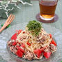サバとトマトの冷製パスタ☆ ＆　クックパッドで話題入り♪