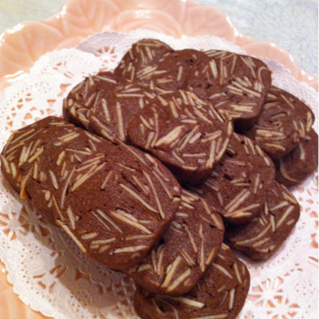 [手作りおやつ]チョコアーモンドクッキー