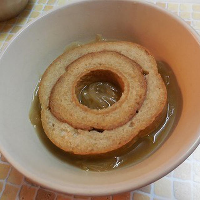 車麩のせのおいしいオニオンスープ♪