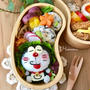《キャラ弁》のほほ〜ん♡ドラえもんのお弁当♡作り方