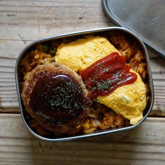 オムライス＆ハンバーグ弁当