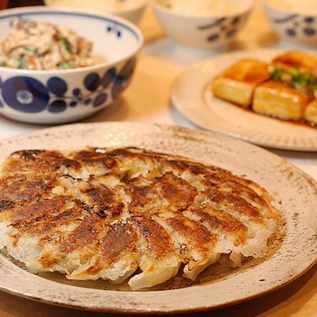 焼き餃子＆お豆腐料理２品