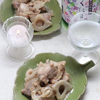 鶏とれんこんの味噌炒めと和食の日