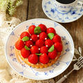 市販のタルトでいちごカスタードケーキ (レシピ)
