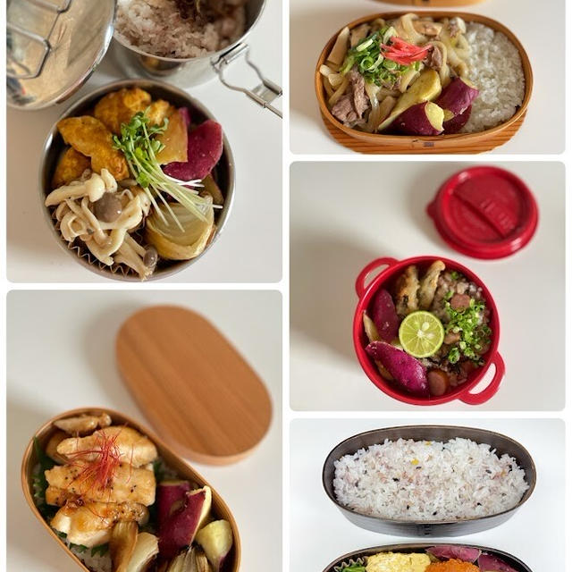 （珍しく弁当を食べた感想を言ったオット編）日持ちおかず作りから、オット＆女子大生向け1週間のお弁当※作り方リンク付き