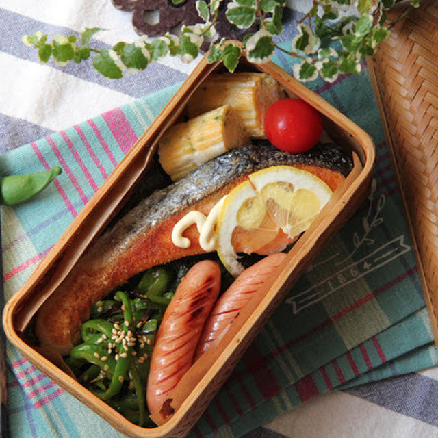 鮭のムニエルのり弁