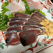 鰹のたたき&石鯛のお刺身、冷しゃぶサラダ