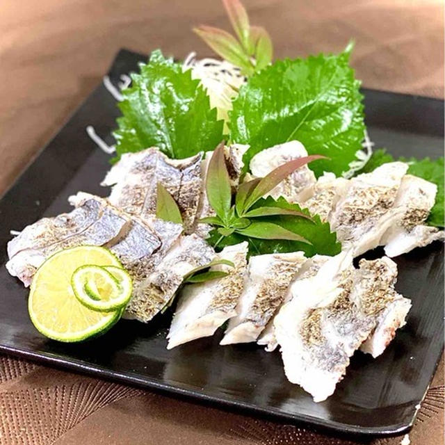 釣りたて太刀魚で