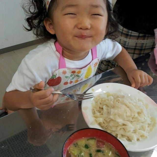 ままごとキッズ ふるさと新座館 うどん作り