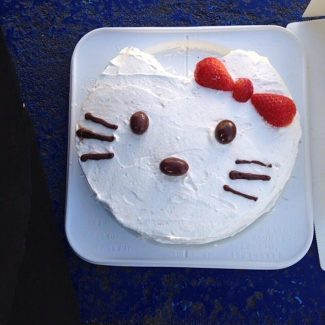 可愛いケーキ&「ぺこり」ありがとう