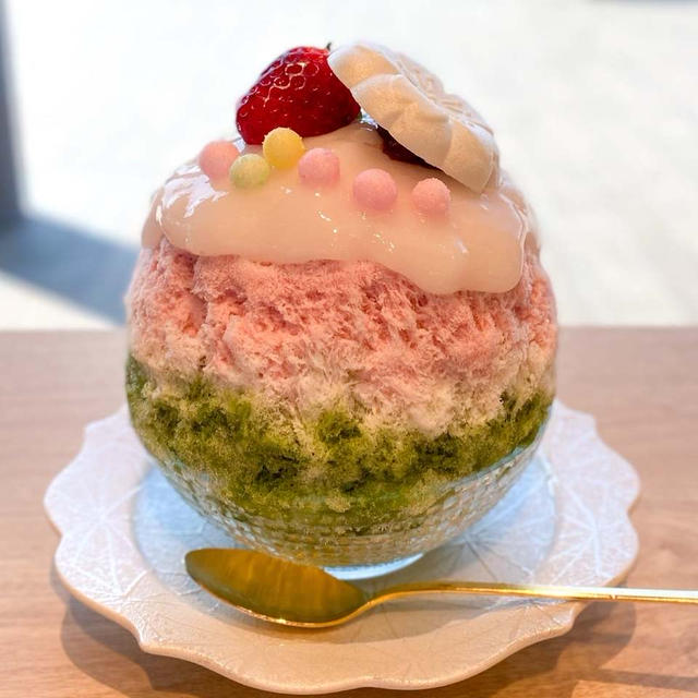 ＊ときめき♡おひな様氷＠喫茶 千壽茶寮 なかまち店＊