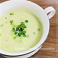 グリーンアスパラの冷製スープ