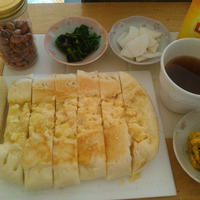 ひらめき朝食。時短パン