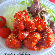 好きなあの人を落とすなら・・・？『むね肉の旨辛♡コリアン唐揚げ』《簡単*節約*おつまみ》