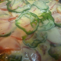 べーこんＤＥ残った野菜のフライパンピザ★