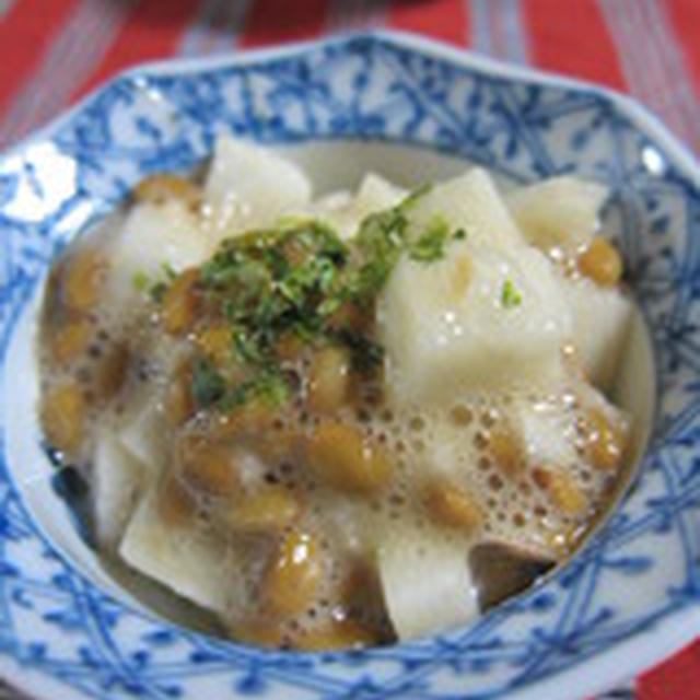 「長芋の納豆和え」