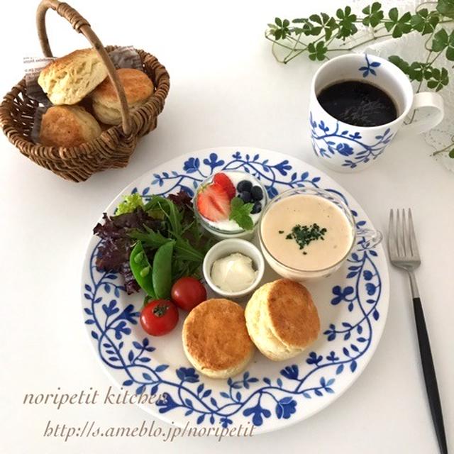 激混み！と 防災グッズ と簡単<おうちカフェ>ヨーグルトスコーンdeワンプレート♡