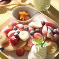 フルーツたっぷりパンケーキの朝食 by 杏さん