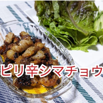 【晩御飯のご提案】ピリ辛シマチョウ
