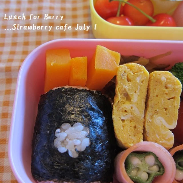 しらす＆カリカリ梅のおにぎり【幼稚園お弁当】