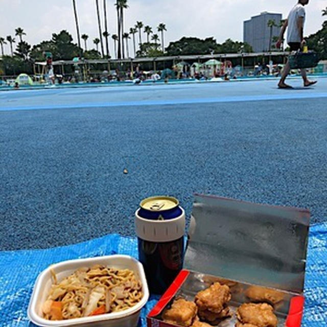 久宝寺緑地のプール２回目