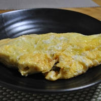 アサリときのこのオムレツ