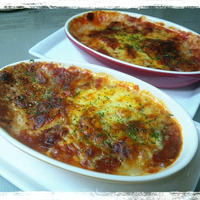 お餅のミートソースグラタン（レシピあり）