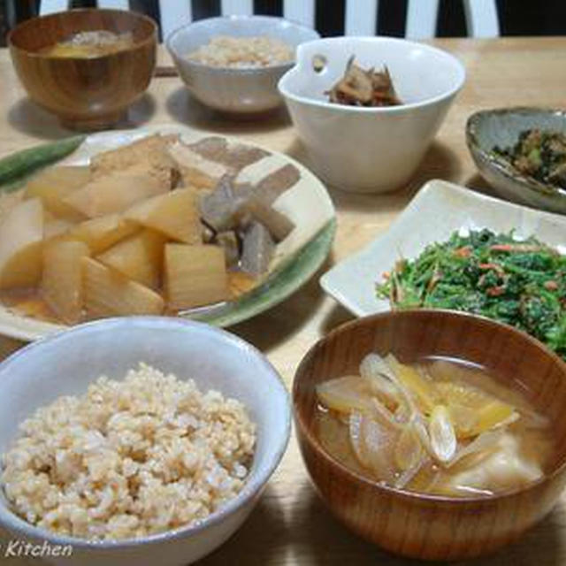 島大根の煮物 ☆ 夜ごはん