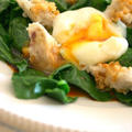 Kale Taro Root and Egg with Japanese Mustard Dressingケールと里芋と玉子、からし醤油ドレッシング