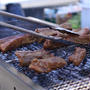 新鮮野菜は本当に美味しい！BBQで朝採れサンチュ