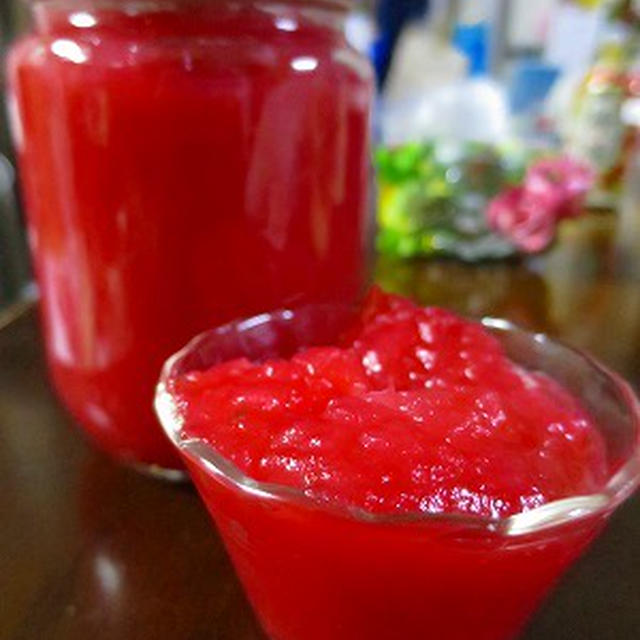 紅玉でジャムを作りました