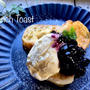 レンジで時短！フレンチトースト♡