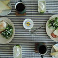 定番のトーストと珈琲で朝食を。