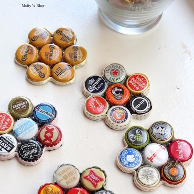 ビールキャップコースター