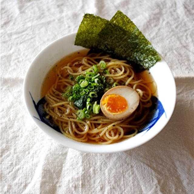 お肉を食べないヒトのおうちラーメン。