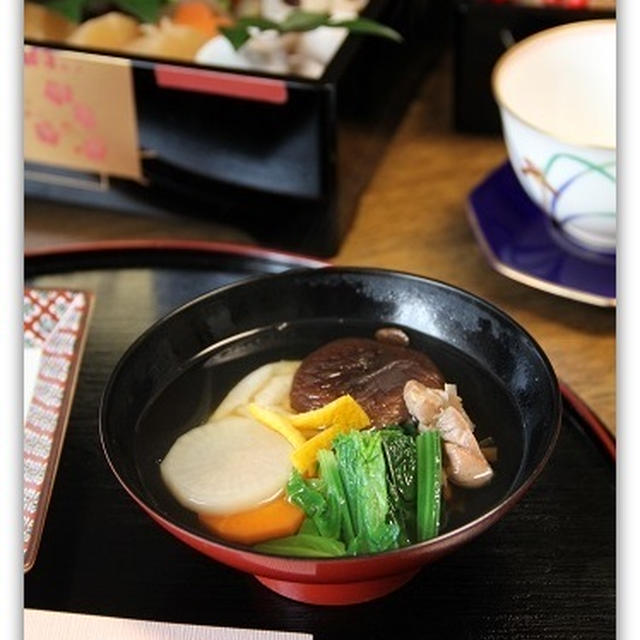 お雑煮　と　娘に差し入れ*カニのお鍋