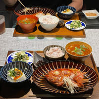 金目鯛煮付けの献立
