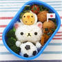 サッカーコリラックマ＊キャラ弁