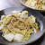 白菜漬とツナのパスタ