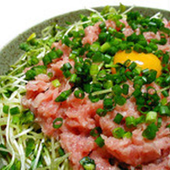 和風マグロのたたきパスタ