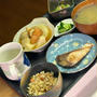 5.7☆【お家 夜ごはん】鰤塩焼き&鯛飯冷凍保存とかシジミ汁❣️ﾃﾞｽ。