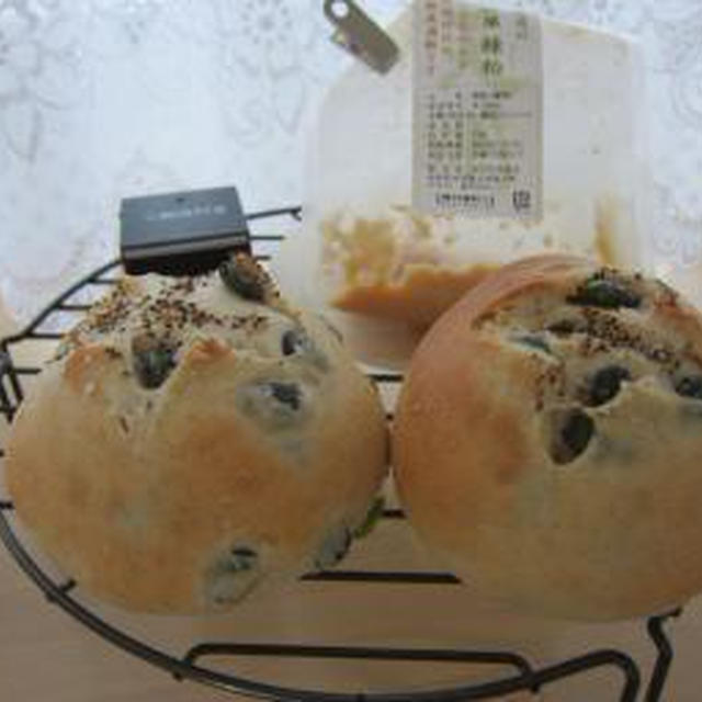酒粕枝豆チーズパン♪酒粕パン♪酒粕ピザ♪
