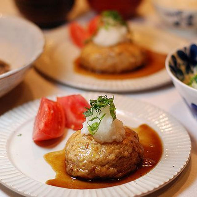 和風おろしハンバーグ＊ミモザサラダ定食