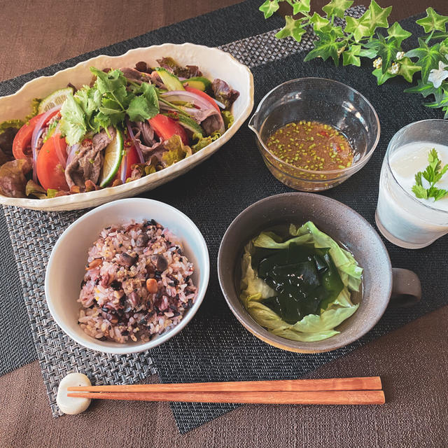 1週間筋トレ飯献立 Vo.9（土）昼食