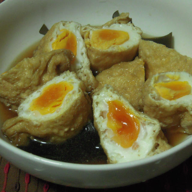 巾着卵の含め煮
