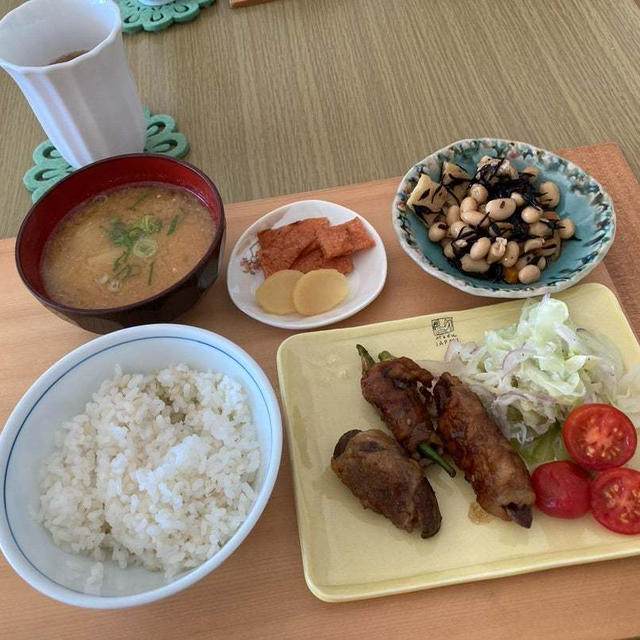 巻いてごまかし(笑)ザ和食のお昼ご飯♪