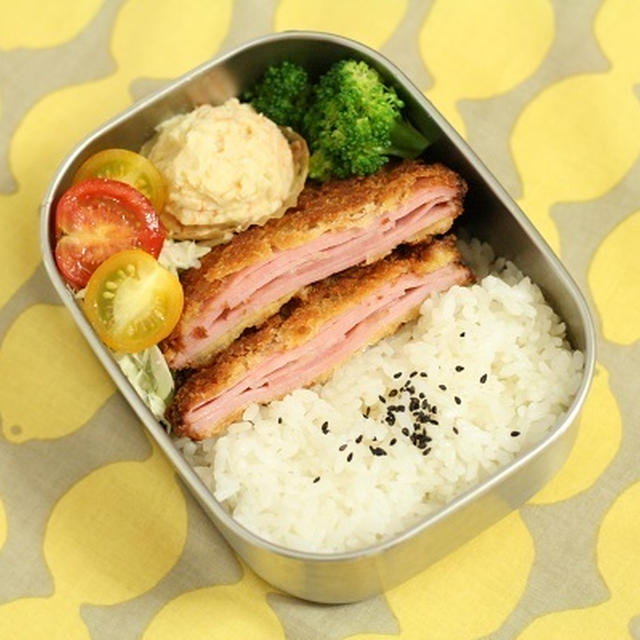 ミルフィーユ風！極旨ハムカツ弁当